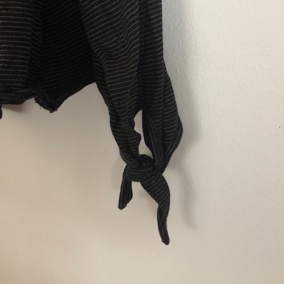 Free people off the shoulder striped shirt - Picture 3 of 5